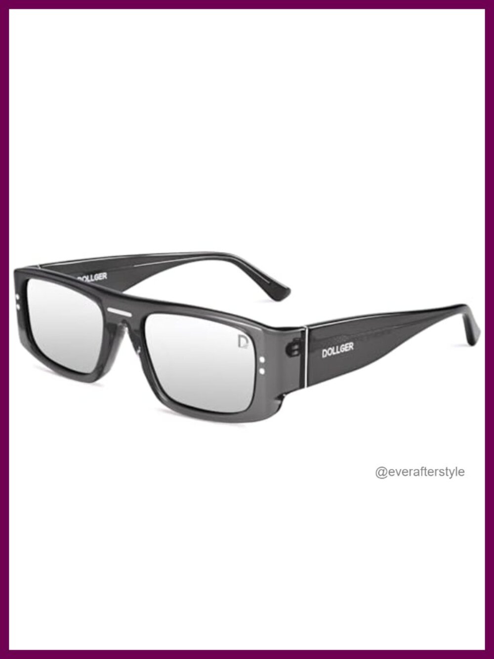 Retro Polarized Square Sunglasses UV400 Protection